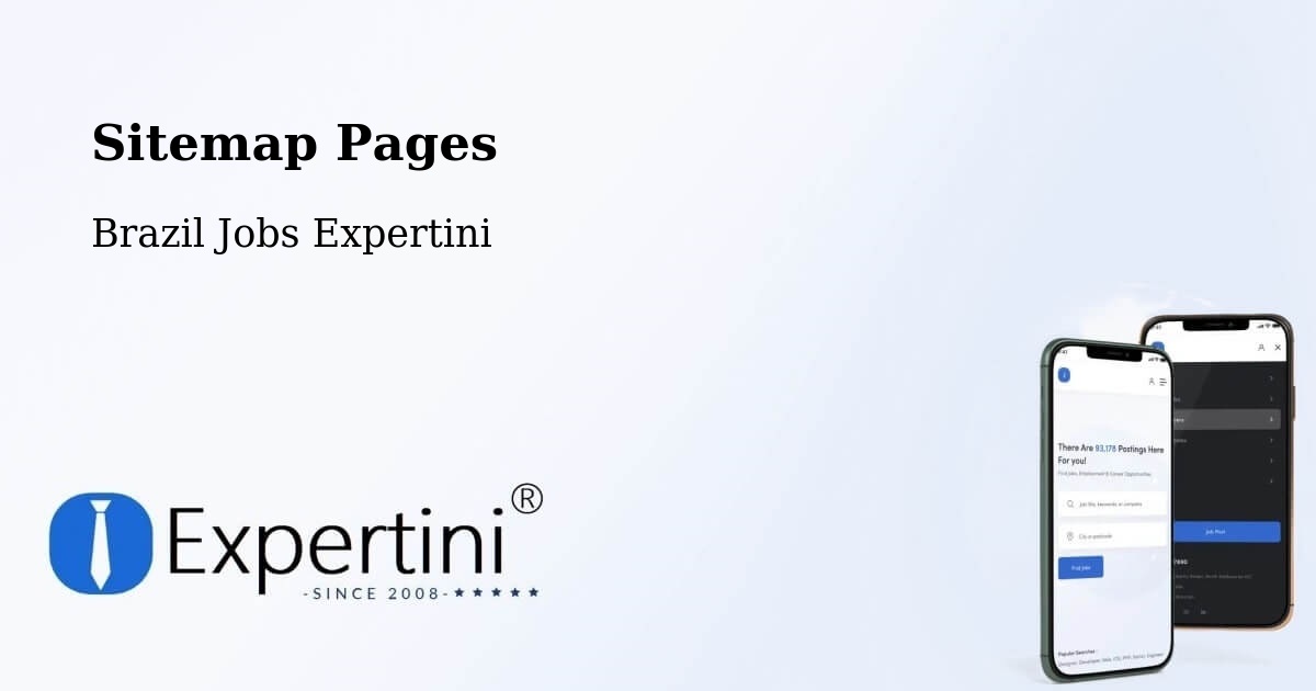 Sitemap Pages - Lavrinhas - Brazil Jobs Expertini